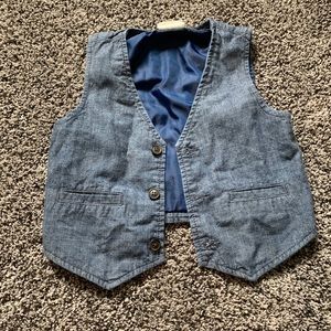 Boys jean vest